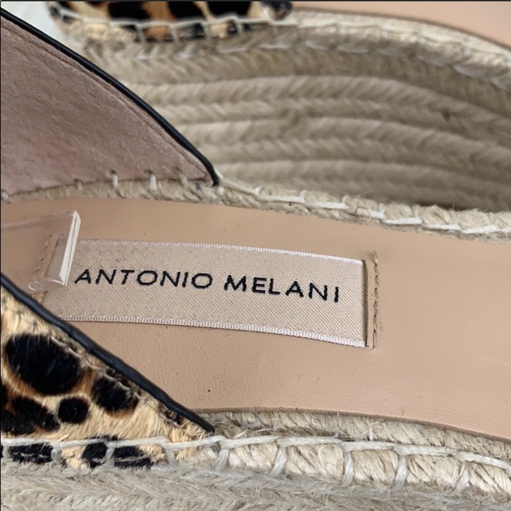 SOLD Leopard Print Jute Platform Wedge Espadrille Sandal - Picture 9 of 11